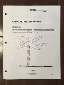 Embraer EMB-120 Brasilia Radio Altimeter System Training Manual